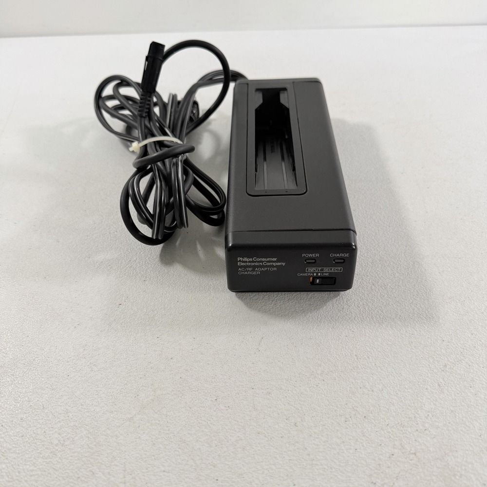 Philips V80118BK01 AC Adapter Camcorder Battery Charger OEM TESTED WORKING